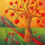 heart tree painting